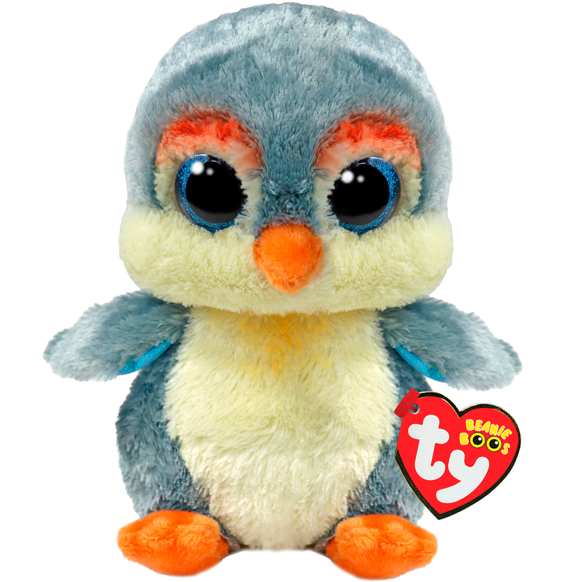 Beanie Boos Regular FISHER - GRAY PENGUIN